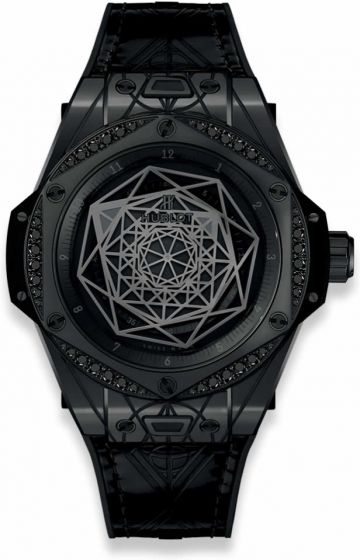 Discount HUBLOT BIG BANG SANG BLEU ALL BLACK DIAMONDS 39MM 465.CS.1114.VR.1200.MXM18 replica watch for sale